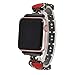 Produktbild Jamicy® für Apple Watch, veröffentlichte Mode-Luxus-Legierung Crystal Edelstahl Ersatz Armband Armband Kompatibel Apple Watch Series 1/2/3 38mm 48mm (42MM, E)
