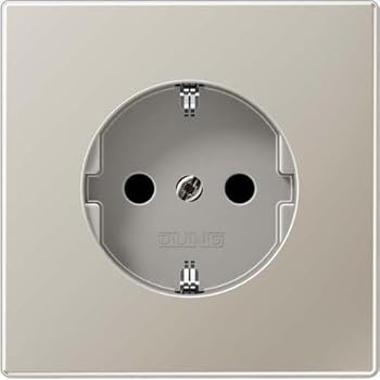 JUNG Schuko-stopcontactbasis met USB-oplader Safety ivoor
