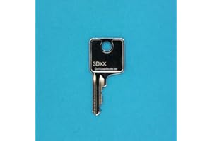 Ersatzschlüssel Profil 3D für Thule und Brink Anhängerkupplungen, Schlüssel 3D35