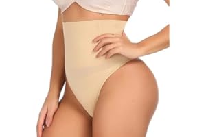 BTkviseQat Damskie majtki wyszczuplające brzuch, bielizna wyszczuplająca brzuch, wysoka talia, bielizna do kontroli brzucha, miękkie i wygodne body Shaper dla kobiet, 1 sztuka, beżowy, XL