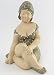 Produktbild Dekofigur Mollige Frau Badeanzug Retro Art Frauenfigur Dicke Badepuppe Figur Akt Baddeko Badezimmer Deko