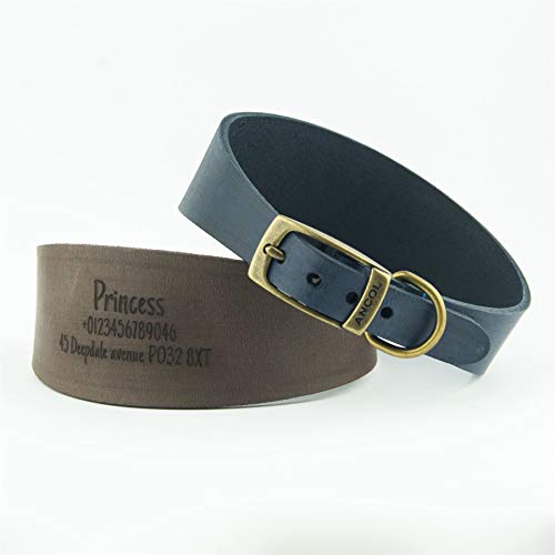 personalised whippet collars