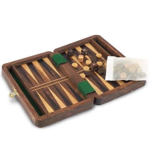 Preisvergleich Produktbild Backgammon-Kassette, Holz