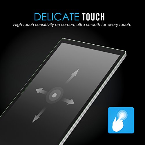 Microsoft Surface Pro 4 Folie – MoKo Klar HD 9H Panzerglas Hartglas Displayschutzfolie Glas Display Schutzfolie Displayschutz Glasfolie Glass Screen Protector für Surface Pro 4 12.3″ 2015 Tablet, Klar - 3