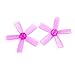 Produktbild GEHOO GH 2 Paare 2035 Propeller 2 Zoll 50,8 mm PC-Stützen 5-Blatt CW CCW Paddel 1,5 mm Loch für FPV Racing Drone (Purple)