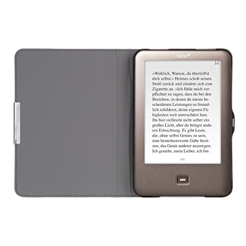 kwmobile Hülle für Tolino Shine / Page – Flipcover Case eReader Schutzhülle – Bookstyle Klapphülle Fee Mädchen Design Mehrfarbig Pink Weiß - 3