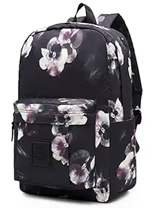 15.6-inch Laptop Backpack - HotStyle 599s Waterproof Fashion Floral College Bookbag