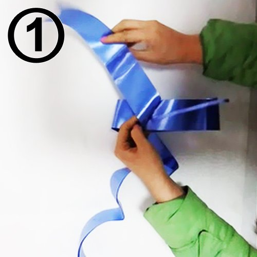 TtS 1/3/5 Bowknot & 7M Band Antennenschleifen Schelifen Autogirlande Autodeko Hochzeit - 5