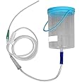 1200ml Enema Cleaner Plastic Enema Reusable Bucket Kit with 10 Clean Head