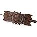Price comparison product image Hand Carved Sono Wood Hair Pin Barrette - Zodiac Sun Fleur - 4.5"