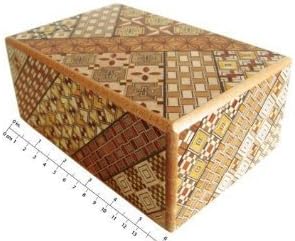 Yosegi Puzzle Box 5 sun 10 steps by Uncommon Treasures