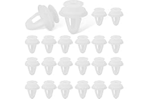 PEALOVCOM 50 Piezas Grapas para Puerta de Coche Remaches de Plástico para Coches Clips de Plástico Universales para Vehículos Recambios de Grapas Interiores para Panel Carrocería Parachoques
