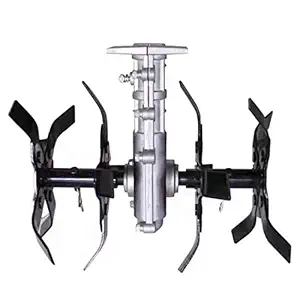 Agrobotics Brush Cutter Tiller Weeder Attachment Having 28mm Shaft(Rod) and 9 Spline(Teeth)-Type Rotor