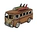 Produktbild Orange und weiß 60er Style Beach Bus mit Surfboard Rack
