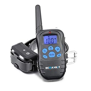 Beoankit Collar De Adiestramiento para Perros-Rango Remoto de 300 metros-Recargable-IPX67-Pitido De Alerta Y Modo De Vibración