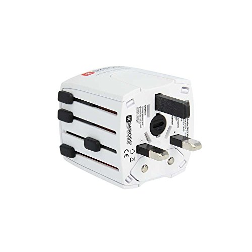 SKROSS Reiseadapter MUV Micro Steckdoseneingang für: Euro, USA/Japan, Australien/China, UK - 12