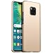 Produktbild MuSheng für Huawei Mate 20 Pro Hülle, Überzug Ultra Dünn SchutzHülle FeinMatt Hardcase Stoßfest Anti-Scratch FederLeicht Handyhülle Rück Schale (Gold)