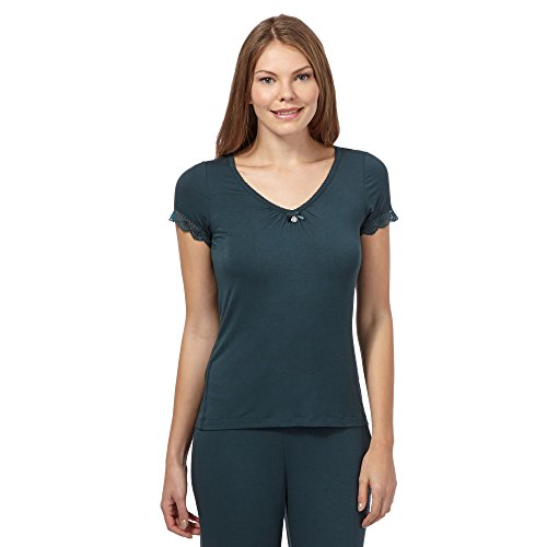 J By Jasper Conran Womens Green Lace Pyjama Top 16