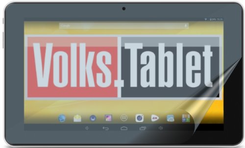 2x Trekstor Volks-Tablet 10.1 ENTSPIEGELNDE Displayschutzfolie Bildschirmschutzfolie Schutzhülle Displayschutz Displayfolie Folie - PASST NICHT AUF VOLKSTABLET 2 MIT EINER DISPLAYGRÖßE VON 253 x 159 mm