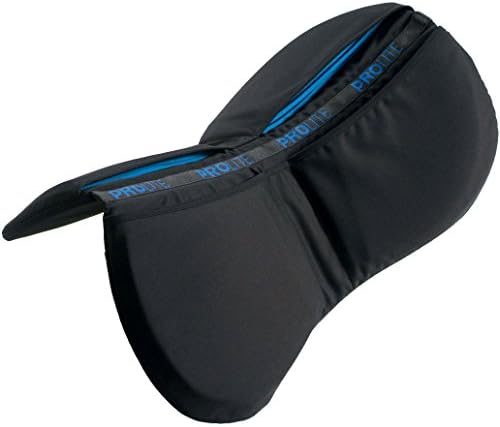 Prolite Equestrian Adjustable Multi Riser Half Pad Pony Black