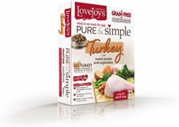 LovejoysPure and Simple Complete Wet Grain Free Dog Food Turkey, 395 g
