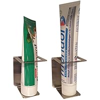 Zahnpastahalter aus Edelstahl / Halter für Zahnpasta