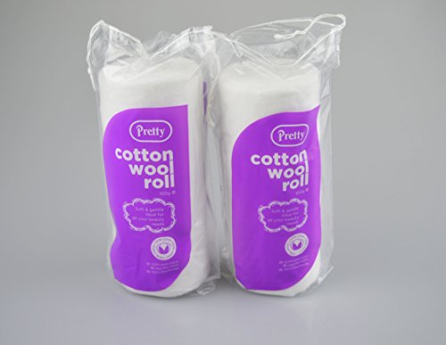 Cotton Roll Beauty Cosmetics Baby Absorbent Pack of 2 Soft 100% Cotton