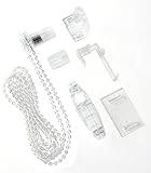 Einfache Befestigung: Montage ohne Bohren und Schrauben, Wahlweise zum Kleben oder Klemmen direkt auf dem Fensterflügel, Klemmträger verstellbar (15 - 22 mm)