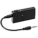 Price comparison product image 2-in-1 Bluetooth Audio Transmitter Receiver, Bluetooth Car Kit, Wireless Portable Bluetooth Transmitter Connected to 3.5mm Audio Devices for TV, Car Audio System, PC, iPhone, iPad, Tablets, MP3/MP4