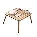 Produktbild MSNDIAN Kleiner Couchtisch des Erkerfenstertischs Einfache Balkontisch-niedrige Tabelle, die kleinen Schreibtischbett-Computertisch faltet Home Klapptisch (größe : 50 * 50 * 30CM)