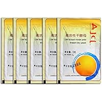 5/10 Bolsas de levadura para hacer pan - Levadura de pan Levadura seca activa Alta tolerancia a la glucosa Suministros para hornear en la cocina