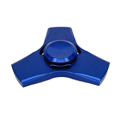 Hand Spinner Toy , Fuibo Great For Fidgety Hands, ADD & ADHD Sufferers Helps Relieve Stress Perfect size suitable for Adults and kids (Blue) Hand Spinner Toy , Fuibo Great For Fidgety Hands, ADD & ADHD Sufferers Helps Relieve Stress Perfect size suitable for Adults and kids (Blue)