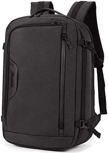 High capacity Business Computer backpack Lightweight waterproof Anti-theft Notebook backpack shockproof Computer compartment , black