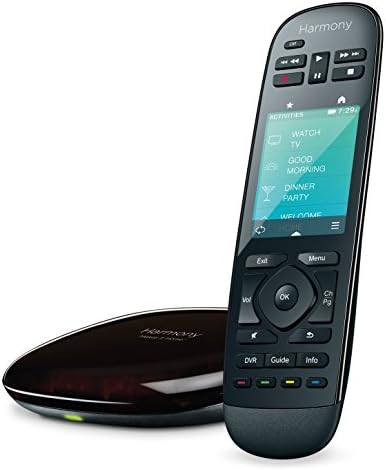 Logitech Harmony Ultimate IR Wireless Touchscreen/Buttons Black Remote Control