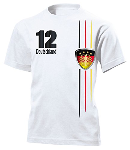 Deutschland Fanshirt Streifen 4700(K) Gr. 140