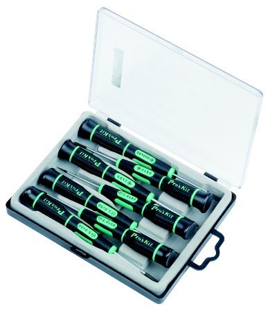 Proskit SD-081A Steel Precision Electronic Screwdriver Set (Multicolour, 7-Pieces)