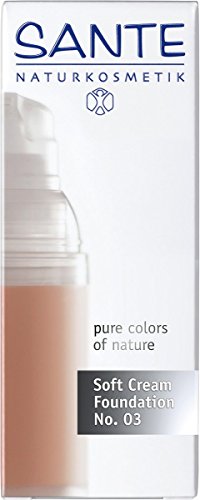SANTE Naturkosmetik Soft Cream Foundation Nr.03 sunny beige (30 ml) - 2