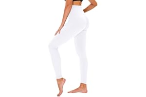 TNNZEET High Waist Leggings Damen Schwarz Leggins Blickdicht für Sport Gym