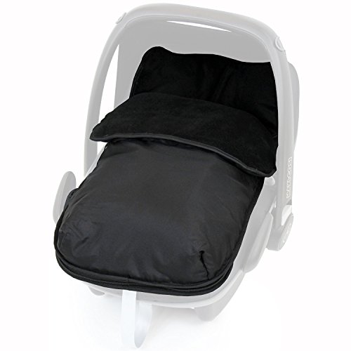 Universal Car Seat Footmuff To Fit Mamas and Papas - Black (Black)