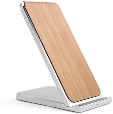 COLORFULLP Wireless Charger iPhone X,Walnut Wooden Wireless Charger, Wireless Charger Stand iPhone X,Wireless Charger for Galaxy S8/S7/S7 Edge