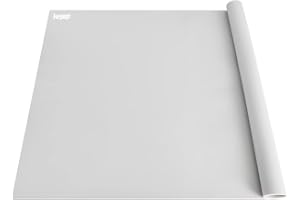 Foepoge Extra Grandes 91 x 61 cm Tapete de Silicona para Resina Epoxi Transparente Manualidades/Epoxy Resin Kit, Estera de Silicona para Llaveros, Cristales, Madera, Bisuteria Manualidades,Gris