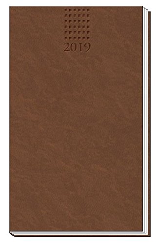 Taschenterminer Soft Touch Braun 2019 Terminplaner Taschenkalender Buchkalender