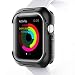 Produktbild MATONE Bovon Hülle für iWatch 4 44mm, TPU Bumper Cover [Stoßabweisend] [Rundherum Schutz], Displayschutz Case Schutzhülle für iWatch Serie 4 44mm, Nike+, Hermes (Schwarz)