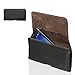 Produktbild Smart Planet® Design Echt Leder Handy Tasche 4XL Gürteltasche kompatibel mit HTC U11+ U12+ / Huawei Honor 7X 8X / P20 Pro Mate 20 Lite - schwarz