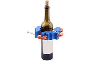 GOTOTOP Weinflasche Glasschneider Flaschenschneider Glasflaschen Schneiden Runde verstellbare Jar DIY Kit für 2 mm bis 8 mm Dicke Glasflaschen (Durchmesser 5 cm ~ 10 cm) (Blau)