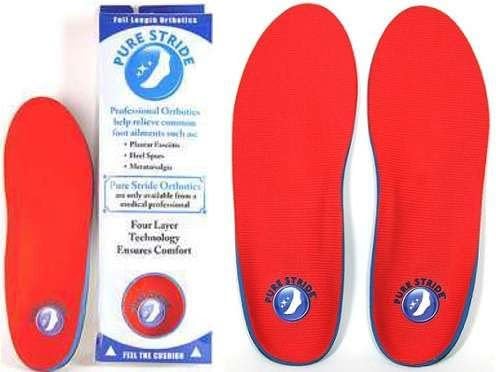 Orthotic Insoles Full Length with 4 Layer Arch Supports, Metatarsal and Heel Cushion for Plantar Fasciitis Treatment