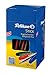 Produktbild Pelikan Kugelschreiber Stick Box, 50 Stück, schwarz/blau/rot/grün