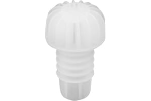 STELPLAST Pack de 100 capsules plastiques scintillantes rayées Flacons