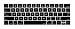Gripp Keyboard Cover Made With Silicone Skin (0.08mm) For Macbook Pro 13"/15", A1706/A1707 (With Touch Bar, Released 2017) - Black RS.950.00