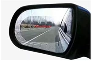 Just Accessories® 2Pcs 150x100mm Car Rearview Mirror Waterproof Membrane Film Anti Fog Anti-glare Rainproof Rear View Mirror Window Clear Protective Film